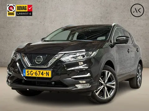 Nissan QASHQAI 1.2 N-Connecta (PANORAMADAK, NAVIGATIE, 360 CAMERA, GETINT GLAS, KEYLESS, SPORTSTOELE