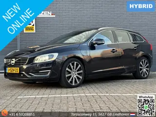 Volvo V60 2.4 D6 AWD Plug-In Hybrid Summum | Schuif/Kanteldak | Leder | Cruise | Climate | Navi | PD