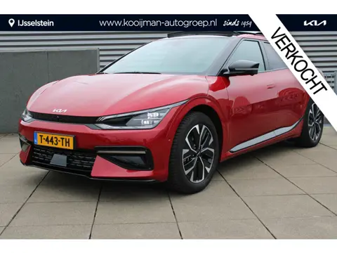 Kia EV6 GT-Line 77.4 kWh SCHUIFDAK, TREKHAAK 1600KG  TREKGEWICHT, LEDER, ALARM
