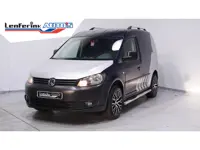 Volkswagen Caddy 1.6 TDI 75 pk Airco, Apple Carplay, APK 11-2026 Two Tone Blauw/Zilver, 17" LMV