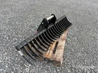 HAENER HBR1800-MS08-A 1800 mm Excavator Rake (Unus