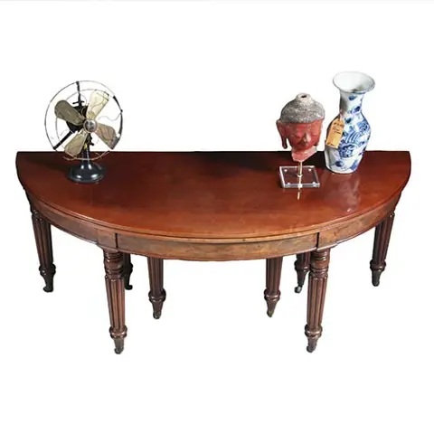 Reusachtig brede  Wandtafel uitklapbaar tot lange 8 persoons eetkamertafel v