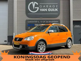 Volkswagen Polo 1.4-16V Cross 80PK Trekhaak,Clima,ElektrRamen+Spiegels,Isofix,Radio/Cd-Speler,Dakrai