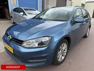 Volkswagen Golf Variant 1.6 TDI Highline 2014 Navigatie + Boekjes TOP auto Distributieriem is vervan