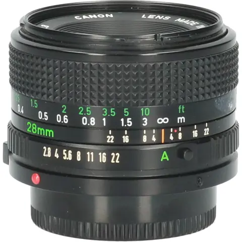 Tweedehands Canon 28mm f/2.8 FD CM6625