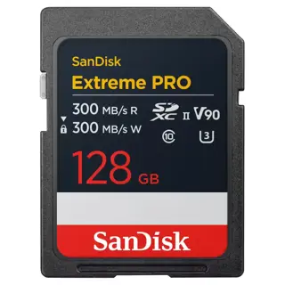 SanDisk SD Extreme Pro 128GB SD UHS-II (V90)
