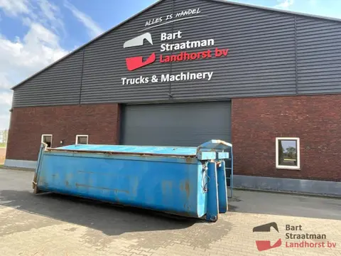 Leebur haakarm/kabel container 18m³ geisoleerde kipper met aluminium milieukleppen. BS2017