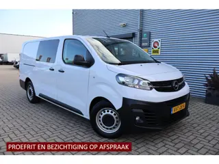 Opel Vivaro 2.0 Diesel 145pk L3 DC 1e Eigenaar | Volledig Onderh | NAP | BTW | 6-Zits | Trekhaak | C