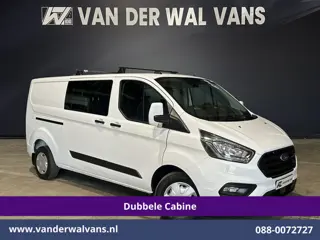 Ford Transit Custom 2.0 TDCI 131pk L2H1 Dubbele Cabine Inrichting Euro6 Airco | 5-Zits | Camera | Cr