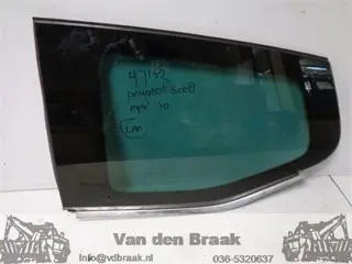 Peugeot 5008 2009-2017 Zijruit links achterzijde (plak)