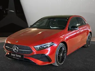 Mercedes-Benz A-Klasse 250e AMG ** DESIGNO ROT ** NIGHT, PANORAMA, BURMESTER, 2-Zone CLIMA, 19-inch 