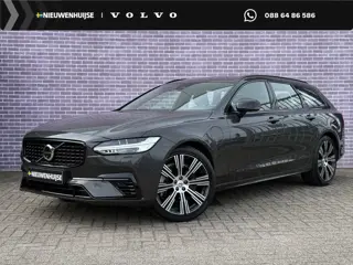 Volvo V90 2.0 T8 Plug-in hybrid AWD Ultra Dark | Gelaagd glas | Trekhaak | Luchtvering | Bowers & Wi