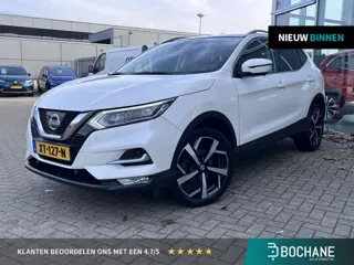 Nissan Qashqai 1.2 Tekna + 360 camera - Halfleder interieur - Panormadak - Stoelverwarming - Blindsp