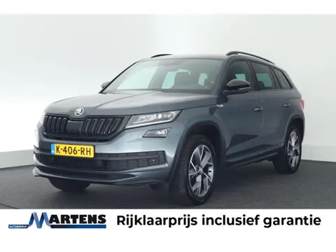 Skoda Kodiaq 1.5 TSI 150pk DSG Sportline Business Trekhaak Camera Keyless Stoelverwarming Virtual Co
