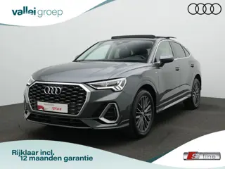 Audi Q3 Sportback 35 TFSI 150 pk S-tronic S-Line | Panoramadak | Trekhaak | Leder/alcantara | Achter