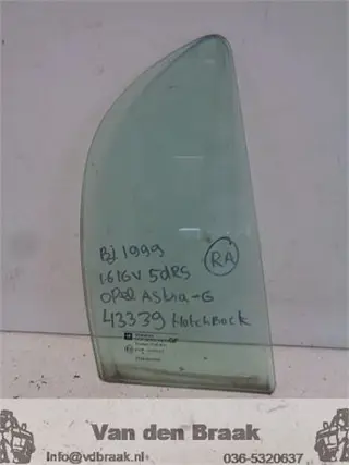 Opel Astra 5 drs 1998-2004 Rechts achter driehoekraam