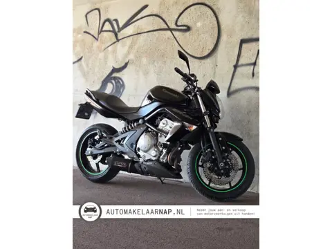 Kawasaki Tour ER-6n / 72 PK / 650 cc / BLACK-GREEN / 2008 / G.P.R. EXHAUST SYSTEM /