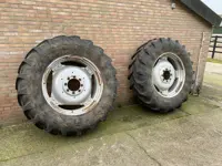 Michelin multibib 18.4 R38 banden case velgen