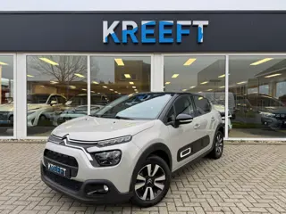 Citroën C3 1.2 PureTech Shine Grijs metallic (bj 2021)