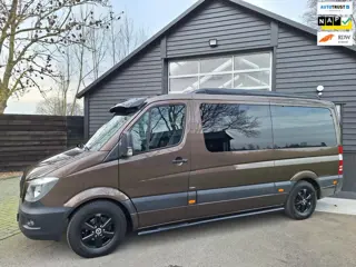 Mercedes-Benz Sprinter 316 2.2 CDI Automaat. Camper 6 persoons, Slaap-Hef-dak, Luifel, Fietsendrager