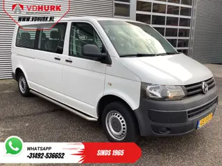 Volkswagen Transporter 2.0 TDI L2 EXPORT MARGE 9 Persoons/ Combi/ Kombi/ 9Pers./ Airco / Sidebars/ 2