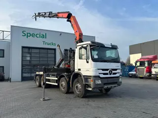 Mercedes-Benz Actros 4148 8x4 / Euro 5 / Palfinger PK20002 C + Hooklift Palift