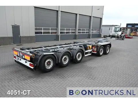 D-Tec COMBITRAILER  S-LINE CT-521-S | 2x20-40ft HC * 3x STUURAS * 4x LIFTAS * SAF/DISC