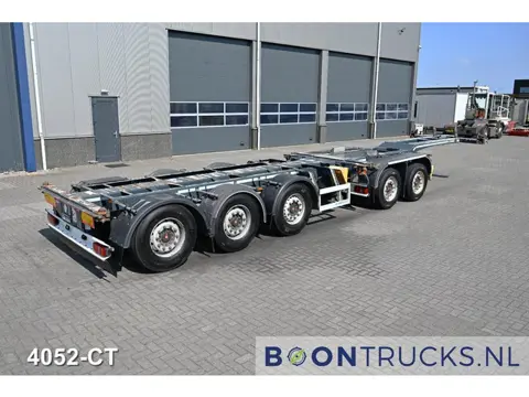 D-Tec COMBITRAILER  S-LINE CT-521-S | 2x20-40ft HC * 3x STUURAS * 4x LIFTAS * SAF/DISC