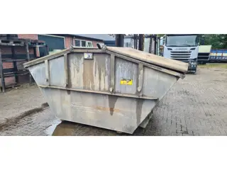 portaal container 2 stuks met klep 7 M3