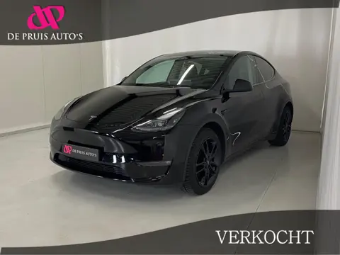 Tesla Model Y 75KW Long Range AWD Afneembare Trekhaak Pano Camera Adaptive Cruise Control Leer