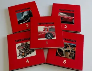 Boeken - 5 Libri Ferrarissima numeri 1/2/3/4/5 - Ferrari -