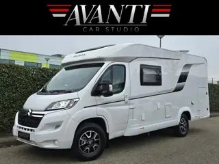 Hobby OPTIMA ONTOUR V65 GE SLECHTS 16.839 KM !! LUCHTVERING LENGTEBEDDEN TV + SATELLIET ZONNEPANEEL 