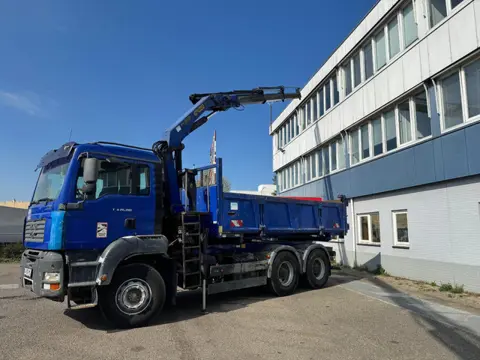 MAN TGA 26.390 6X4 KIPPER + PALFINGER KRAAN + REMOTE CONTROL