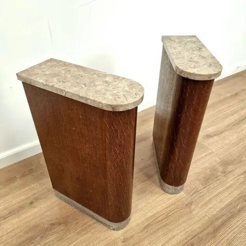 Set Art Deco bijzettafels (2)