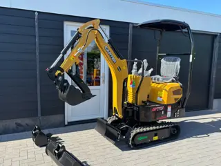 Yanmar Carter CT10B minigraver met Yanmar industriemotor, minikraan rupskraan mini graver kraantje