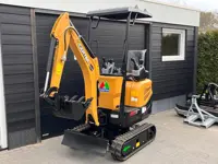 Yanmar Carter CT12-pro minigraver met Yanmar industriemotor, minikraan rupskraan mini graver kraantj