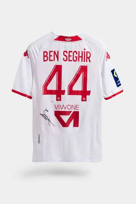 AS Monaco vs. PSG - Ligue 1 - Eliesse Ben Seghir - Gedragen