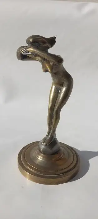 Embleem/mascotte/kenteken - Naïade se mirant dans l'eau -