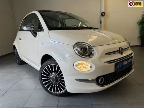 Fiat 500 C 1.2 Cabrio/Parelmoer/carplay/navi/16 inch/Led/Mirror edition