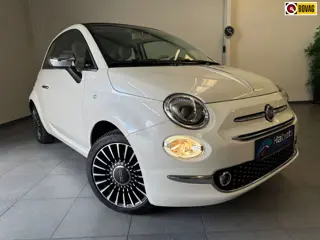Fiat 500 C 1.2 Cabrio/Parelmoer/carplay/navi/16 inch/Led/Mirror edition