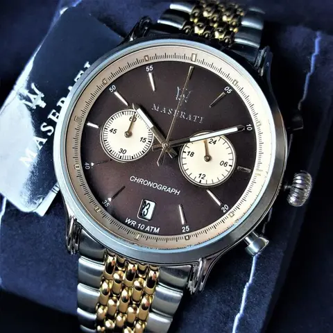 Horloge/klok/stopwatch - Chronograph - Gold - Special