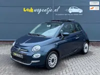 Fiat 500 0.9 Turbo Lounge *schuifdak *cruise *blauw metallic