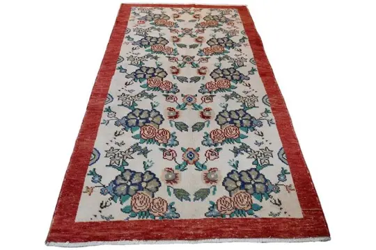 Vintage flower - Vloerkleed - 197 cm - 102 cm