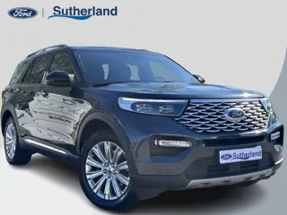 Ford Explorer 3.0 V6 EcoBoost PHEV Platinum 457pk | 7 persoons | Trekhaak | Panoramadak | BTW verrek