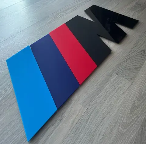 Decoratief object - BMW M wall sign - 70 x 24 cm - For