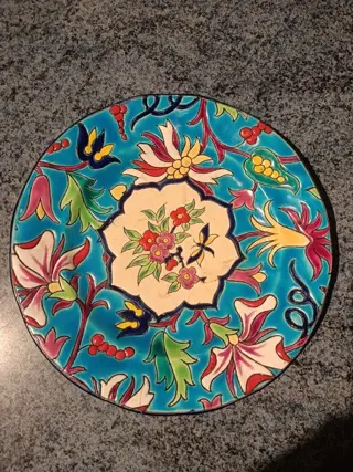 Emaux de Longwy - Plaat gestempeld en genummerd. (1)