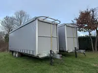 Van den Beucken transportwagen oogstwagen 8,5 meter x 2,5 meter breed, 21 pallets