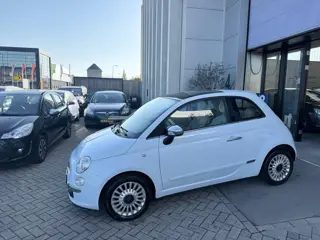Fiat 500 1.2 Lounge AIRCO! PANO! BABY BLAUW! NAP! INRUIL MOGELIJK!