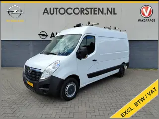 Opel Movano 2.3CDTI 146PK Bi-Turbo L2H2 3-Persoons Airco Cruise Trekhaak Pdc Schuifdeur ESP Bluetoot