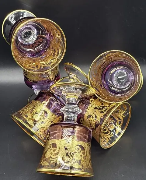 Antica cristalleria italiana - Onnavolgbare bekers